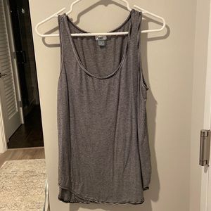 Striped sweater or navy luxe tank